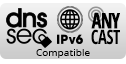 Compatible with DNSSEC, IPv6 and ANYCAST